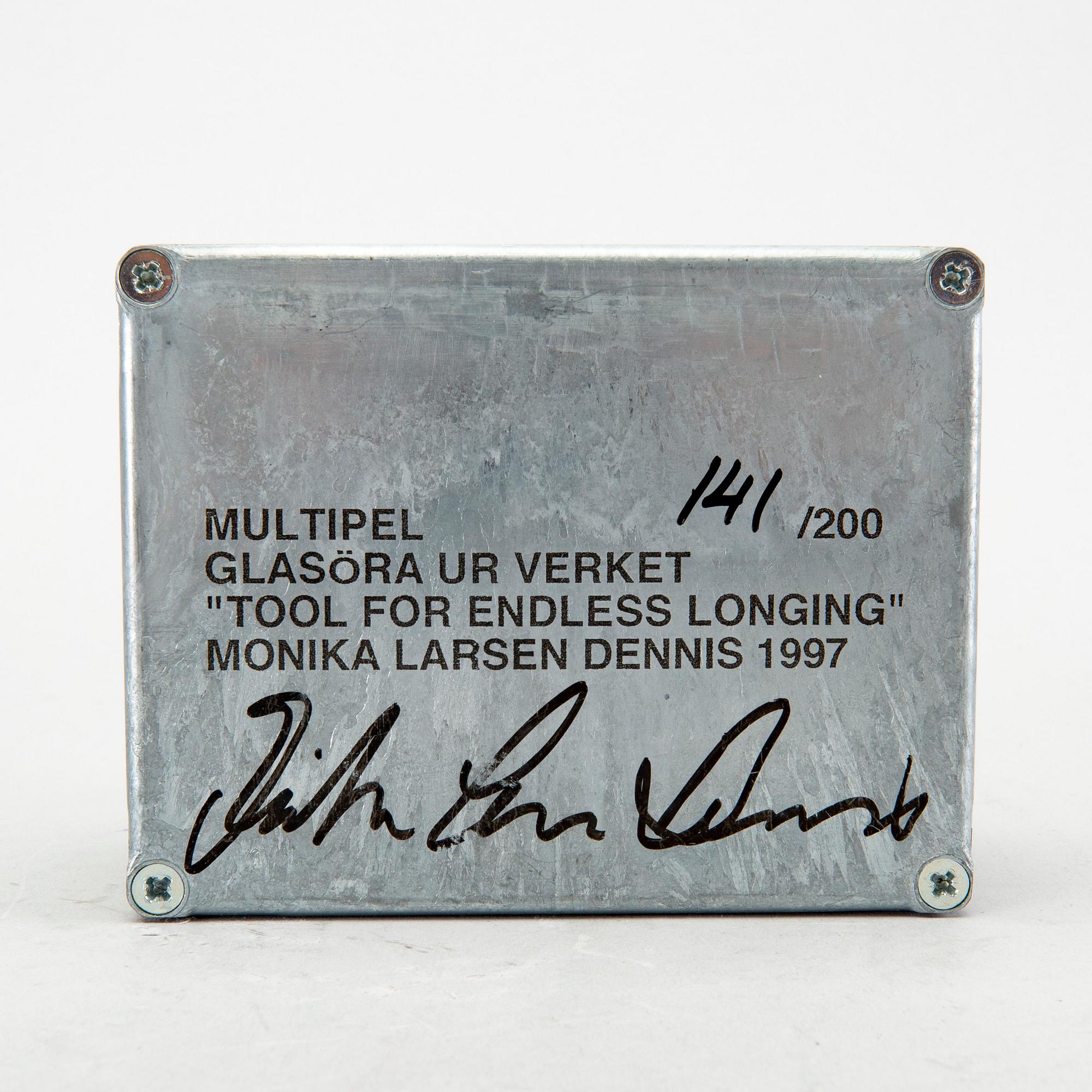 Monika Larsen Dennis, sculpture, signed, numbered.