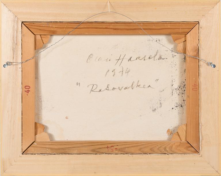 Olavi Haarala, oil on canvas, signed and dated-74.