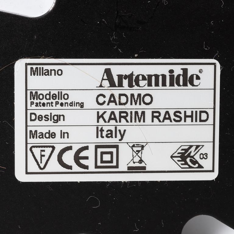 Karim Rashid, floor lamp, 'Cadmo', Artemide, Italy.