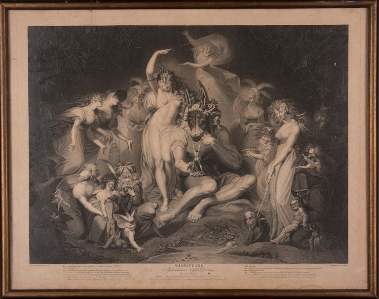 KOPPARSTICK / MEZZOTINT, efter Henry Fuseli, Boydell, London 1796.