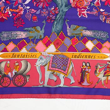 Hermès, a silk scarf, 'Fantasies Indiennes'.