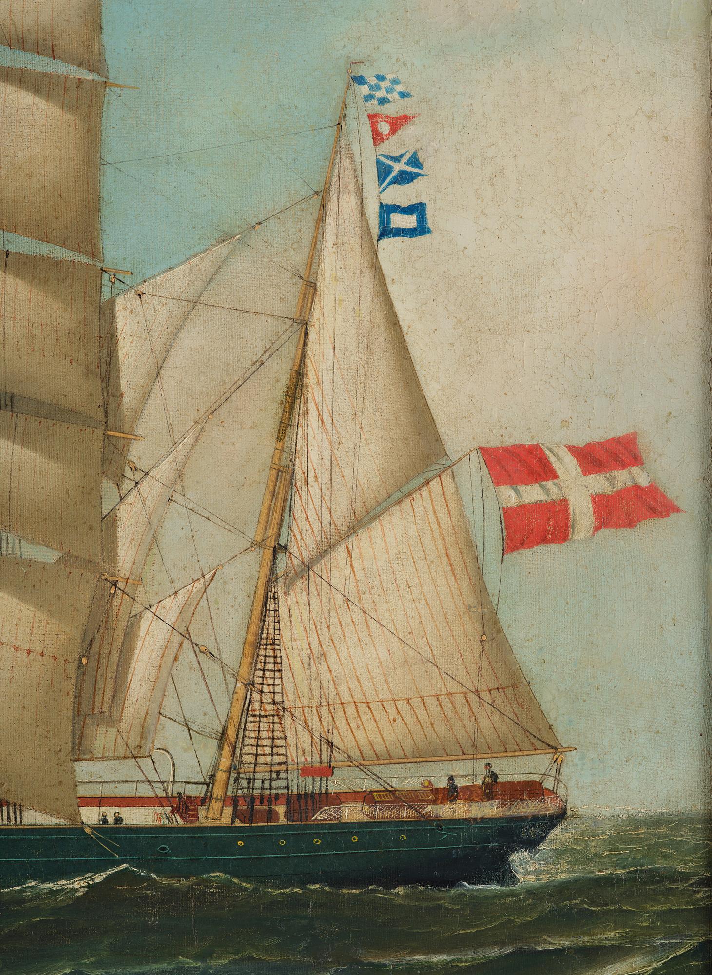 Antonio Jacobsen, the three-masted barque "Doris Brudersen".