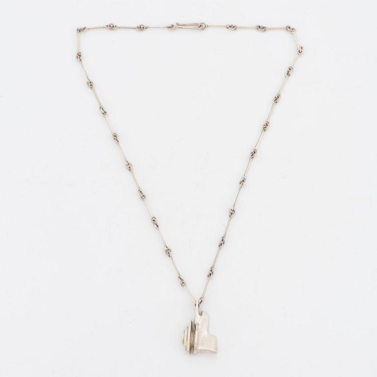 Björn Weckström, sterling silver necklace, Lapponia 1986.