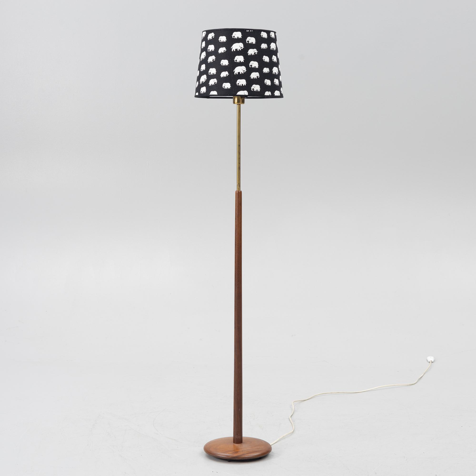 Floor lamp, Sweden, mid-20th century.