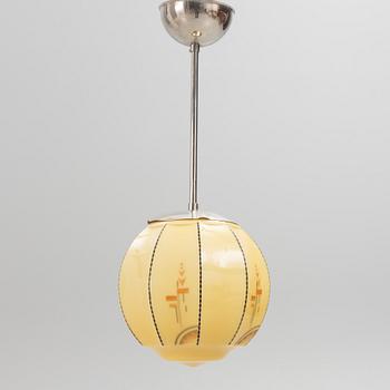 A celing light, 1930's.