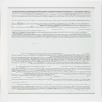 Martin Wickström, signerad och daterad 2010, numrerad XL 1/25. Silkscreen på papper.