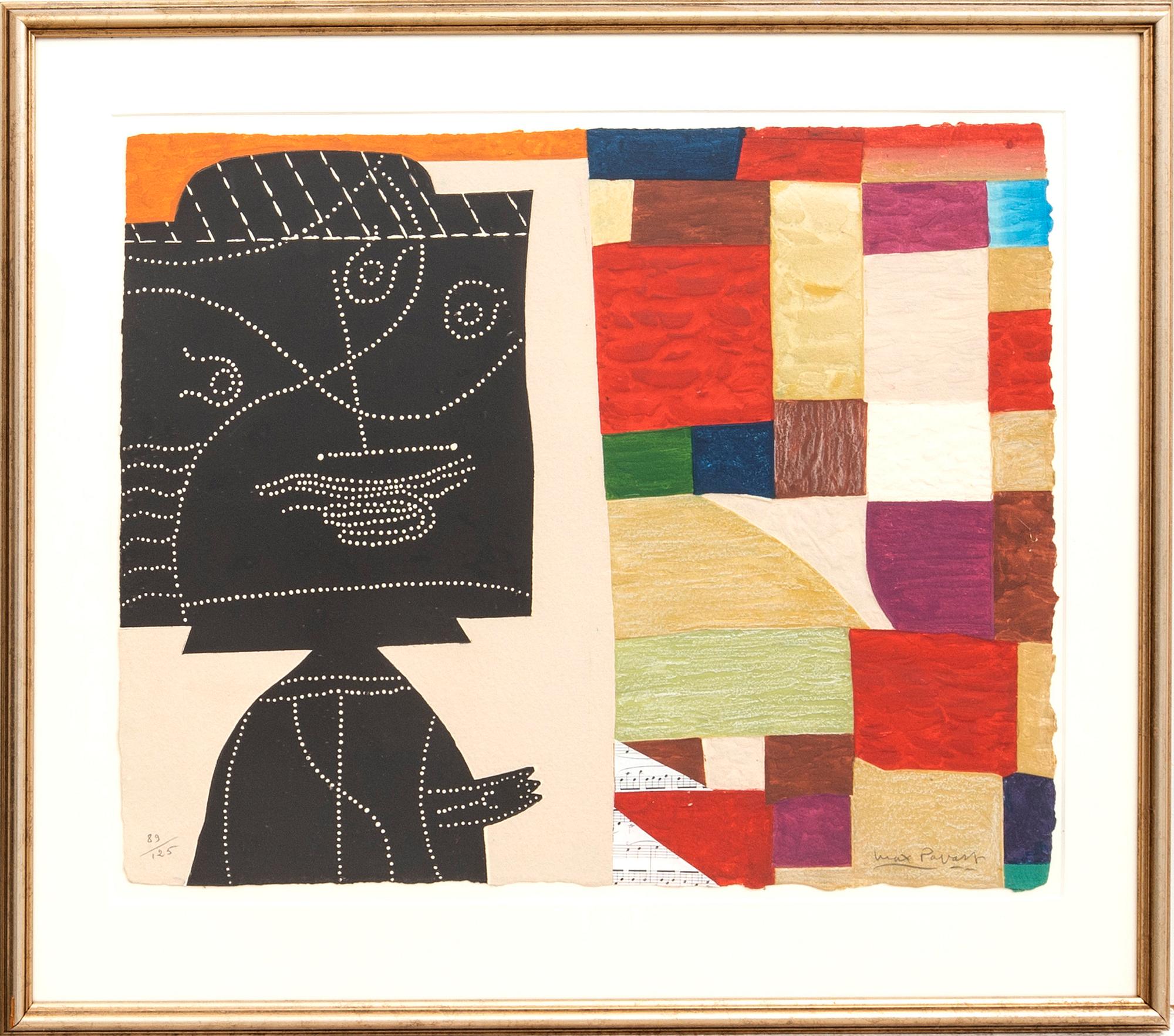 Max Papart,  carborundum signed and numbered 89/125.