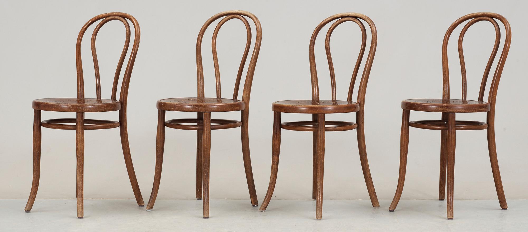 STOLAR, 4 st, Thonet, 1900-talets början.