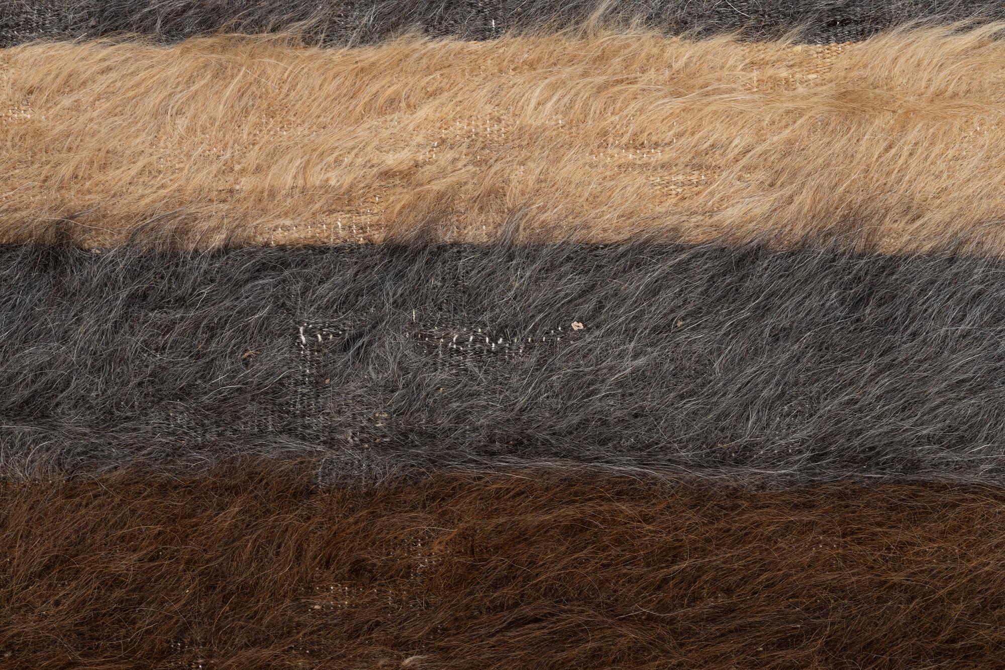 A Turkish 'Mohair' rug, c. 200 x 133 cm.