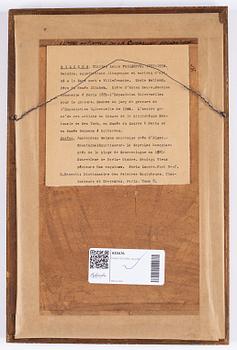 Philip Zilcken, watercolour, signed.