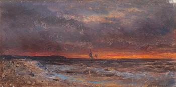 19. Alexei Petrovich Bogoljuboff, THE SEA AT SUNSET.