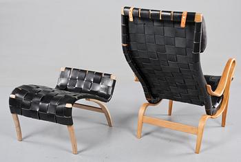 KARMSTOL MED FOTPALL, "Pernilla", Bruno Mathsson by Dux.