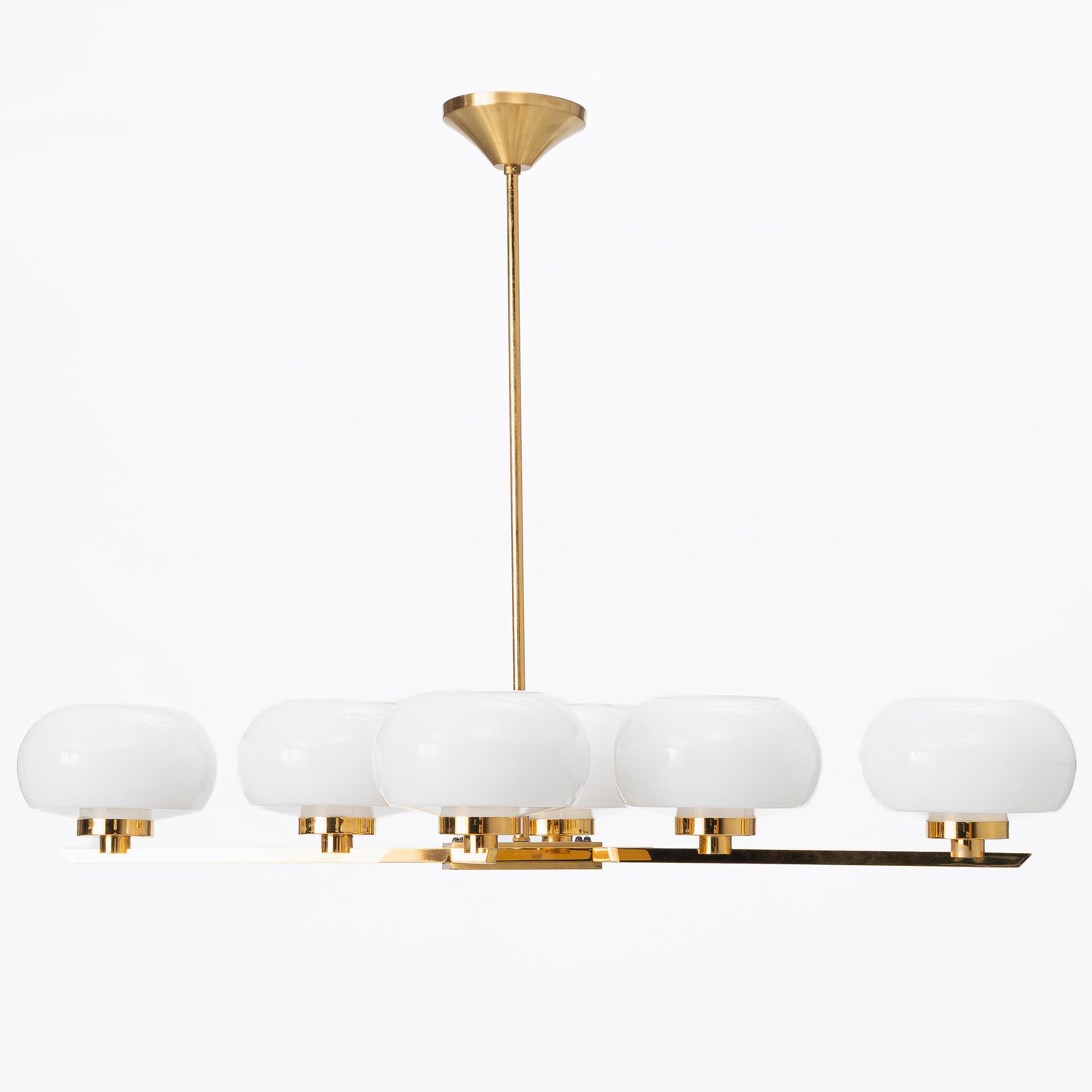 Ceiling lamp, 1950s-60s.