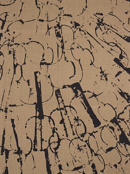 Arman, silkscreen på duk, signerad Arman. Utförd 1971 i en upplaga om 25.