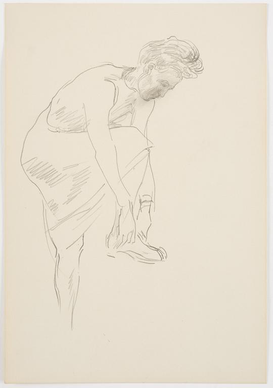 Lotte Laserstein, Skisser, 14 stycken.