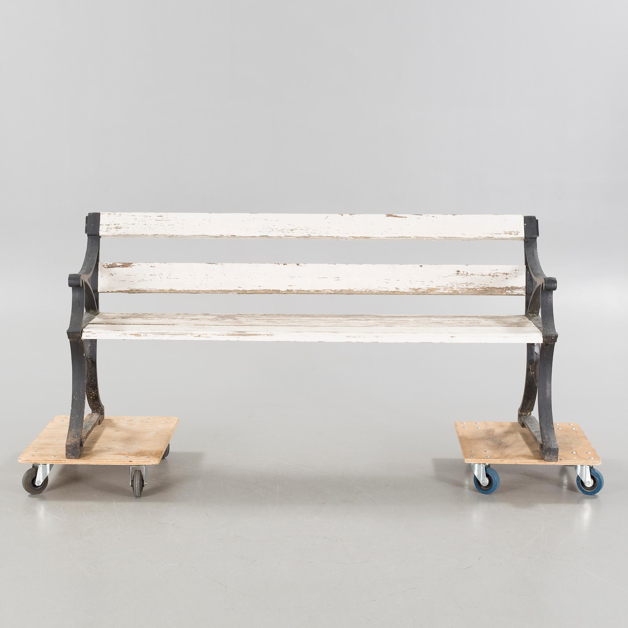 FOLKE BENSOW, trädgårdssoffa, Näfveqvarns Bruk, 1900-talets första hälft.