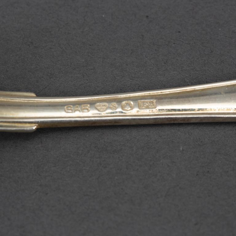 64 psc silver cutlery, MAB & GAB, some Stockholm 1931.