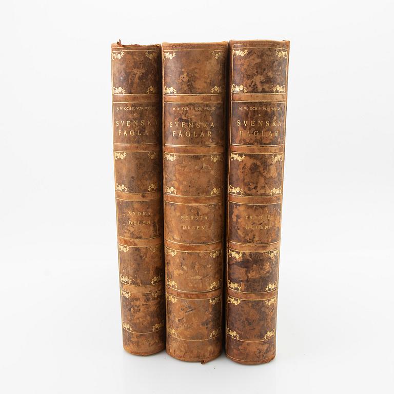 The Wright Brothers, book work, 3 volumes, "Swedish Birds", A. Börtzells tryckeri AB, Ivar Baarsen, Stockholm, 1924-1929.