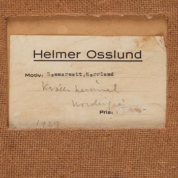 Helmer Osslund, "Sommarnatt, Norrland" (Kvällshimmel Nordingrå).