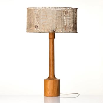 486. Marianne von Münchow, & Rudiger von Münchow, a pine table lamp, Svensk Hemslöjd, Sweden 1950-60s.