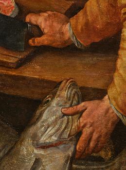 Joachim Beuckelaer, A fish market outside the city gate of Antwerp.