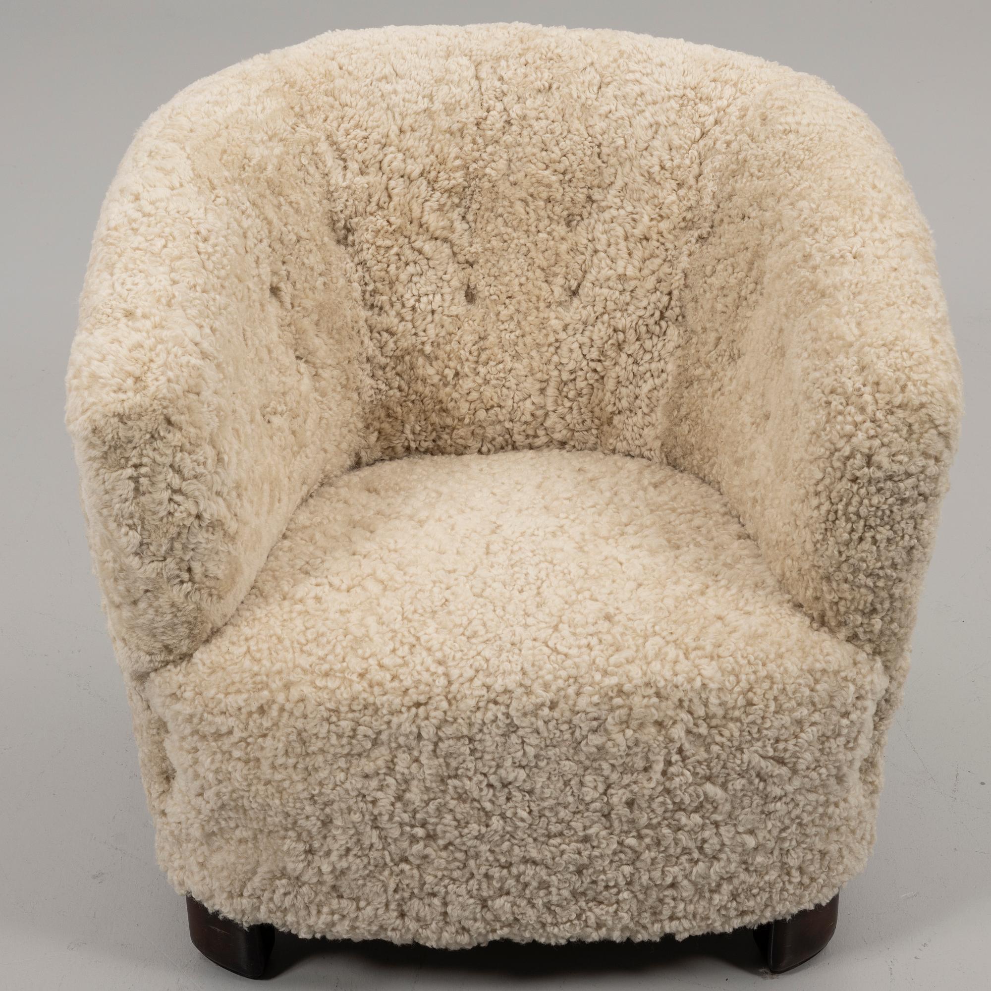 Fåtölj, Scandinavian Modern, Danmark, 1940-tal.