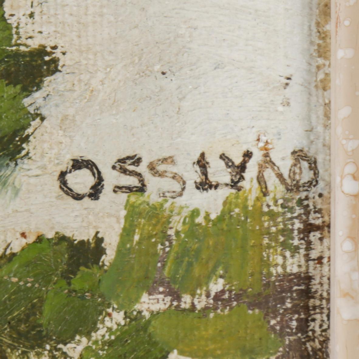 HELMER OSSLUND, olja på duk, signerad.