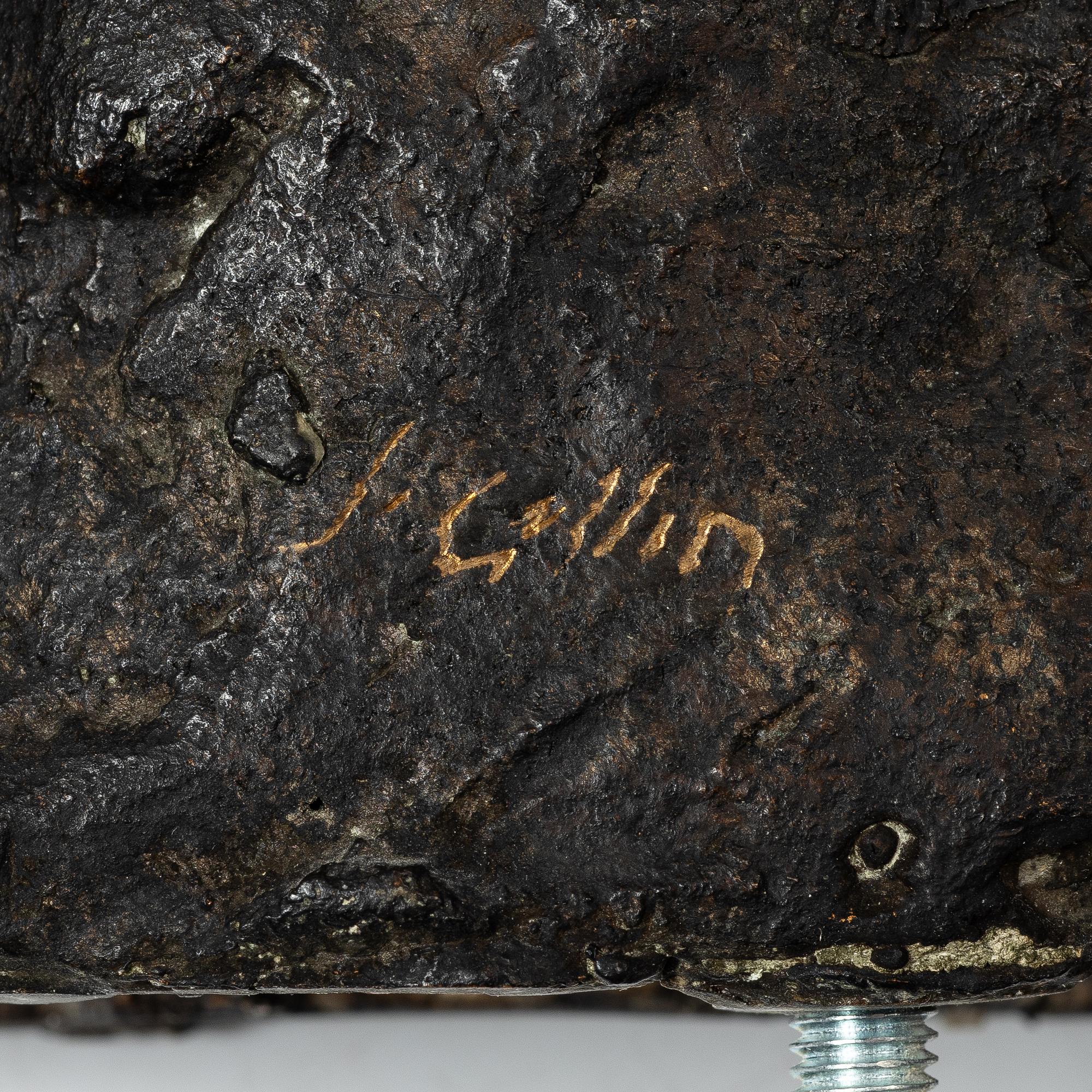 Sture Collin, A pair of bronze busts.