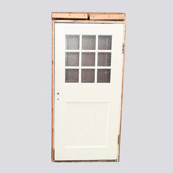 Exterior door, early 20th century and later.