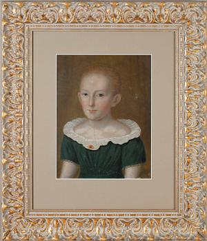 OKÄND KONSTNÄR, olja på papp, osignerad, 1800-talets första hälft.