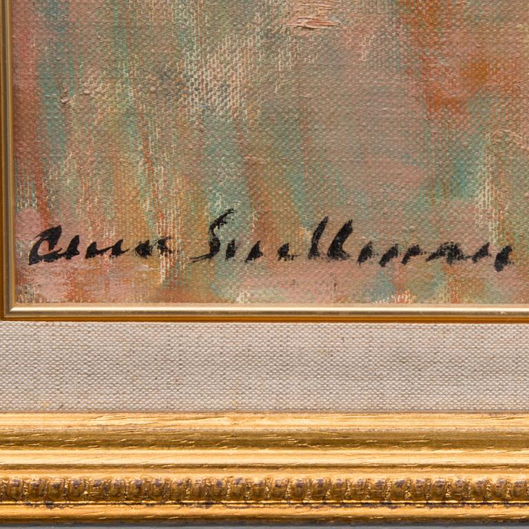 ANNA SNELLMAN, oil on canvas, signed.