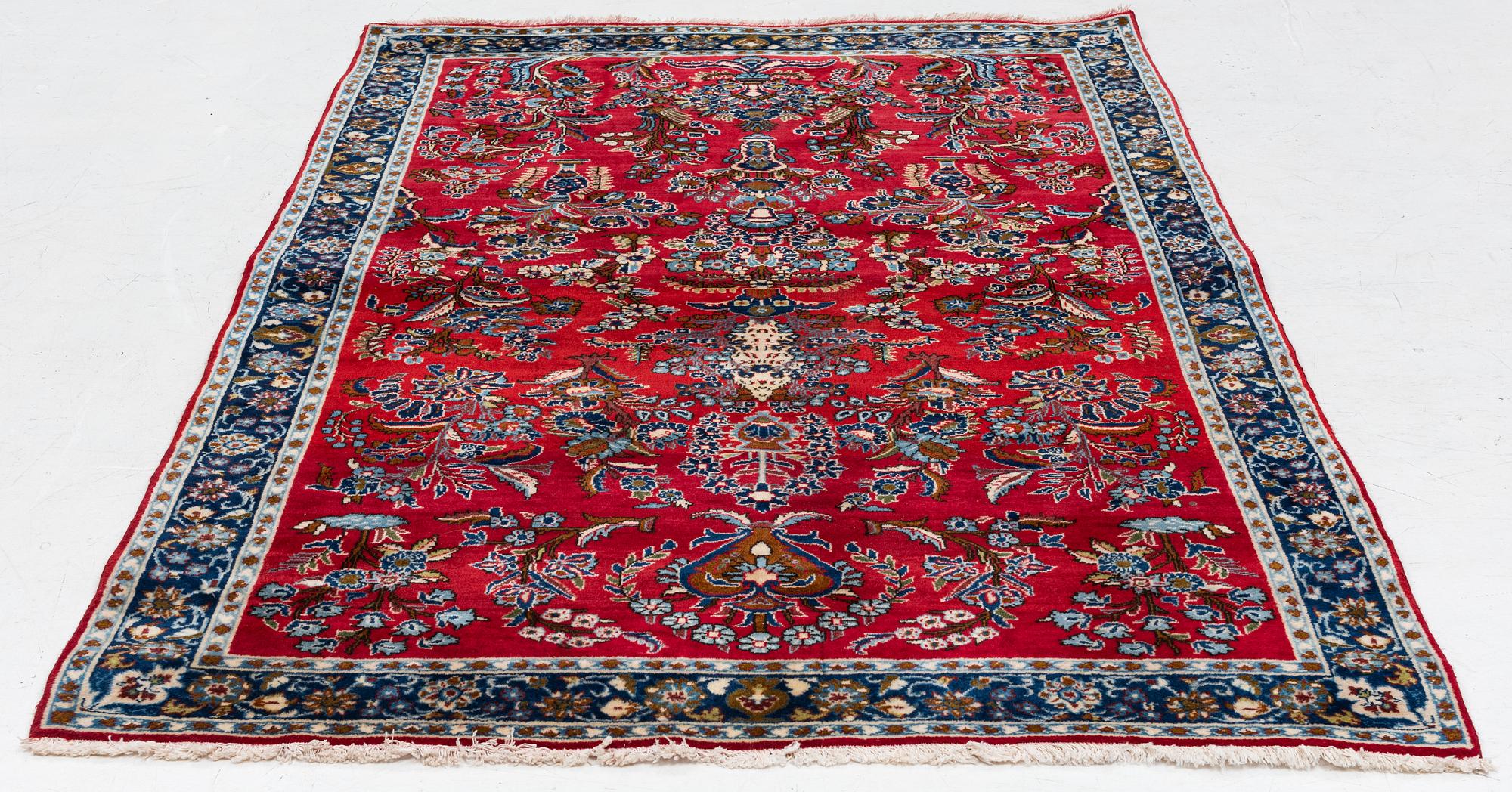 Carpet, Isfahan, approx. 260 x 160 cm.