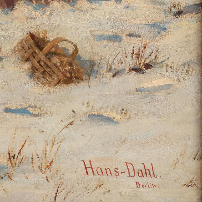 Hans Dahl, Snowball throwing.