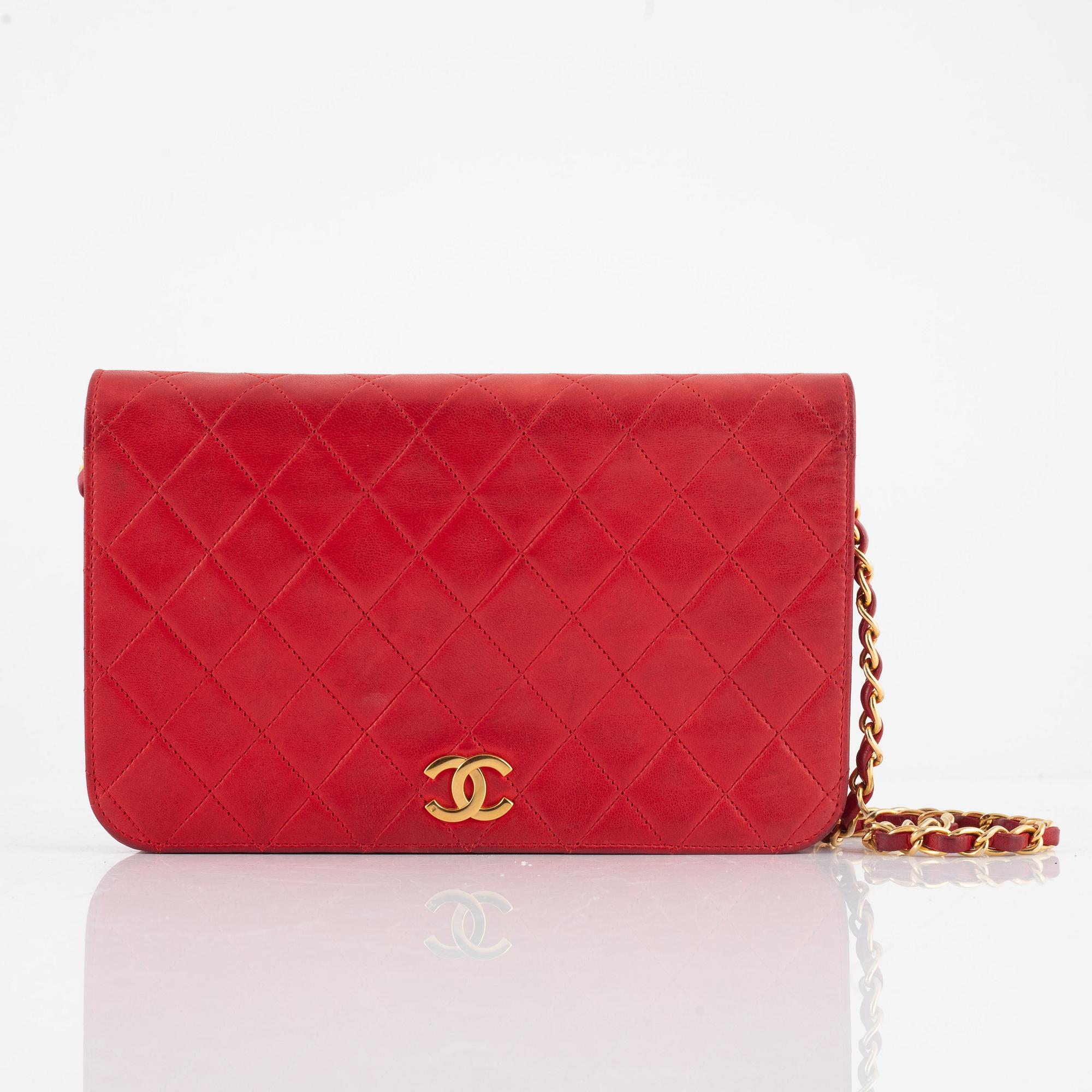 Chanel, väska, "Flap bag", vintage.
