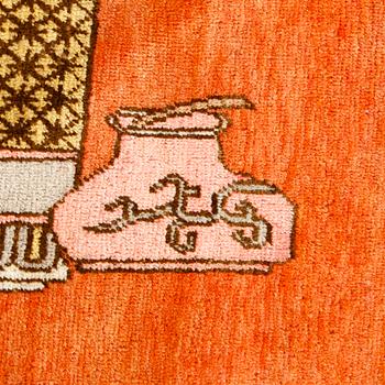 MATTA, Semiantik Östturkestansk, Khotan, ca 218x140 cm.