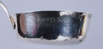 SLEV, silver samt trä, 1843.