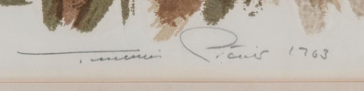 TUULIKKI PIETILÄ, träsnitt, signerad och daterad 1963, numrerad 13/39.