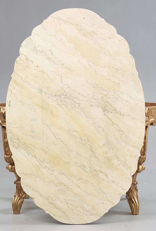 DIVANSBORD FRÅN HAGA SLOTT. Nyrokoko, 1800-talets mitt.