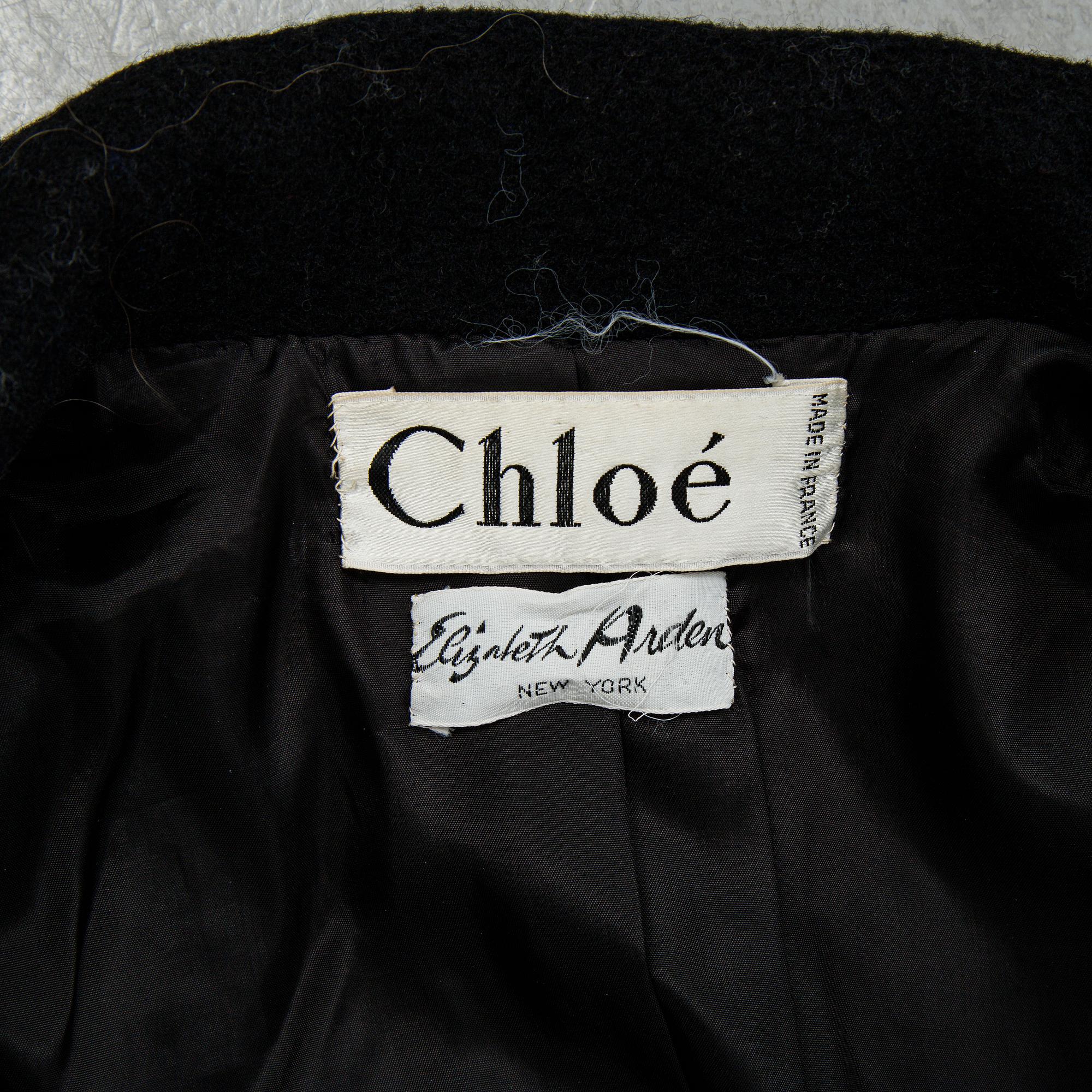 Chloé, kappa, omkring storlek XS.