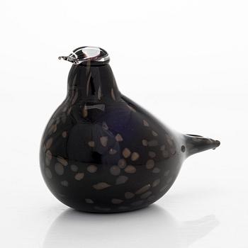 Oiva Toikka, a 'Tiiri' glass bird, signed O. Toikka Nuutajärvi.