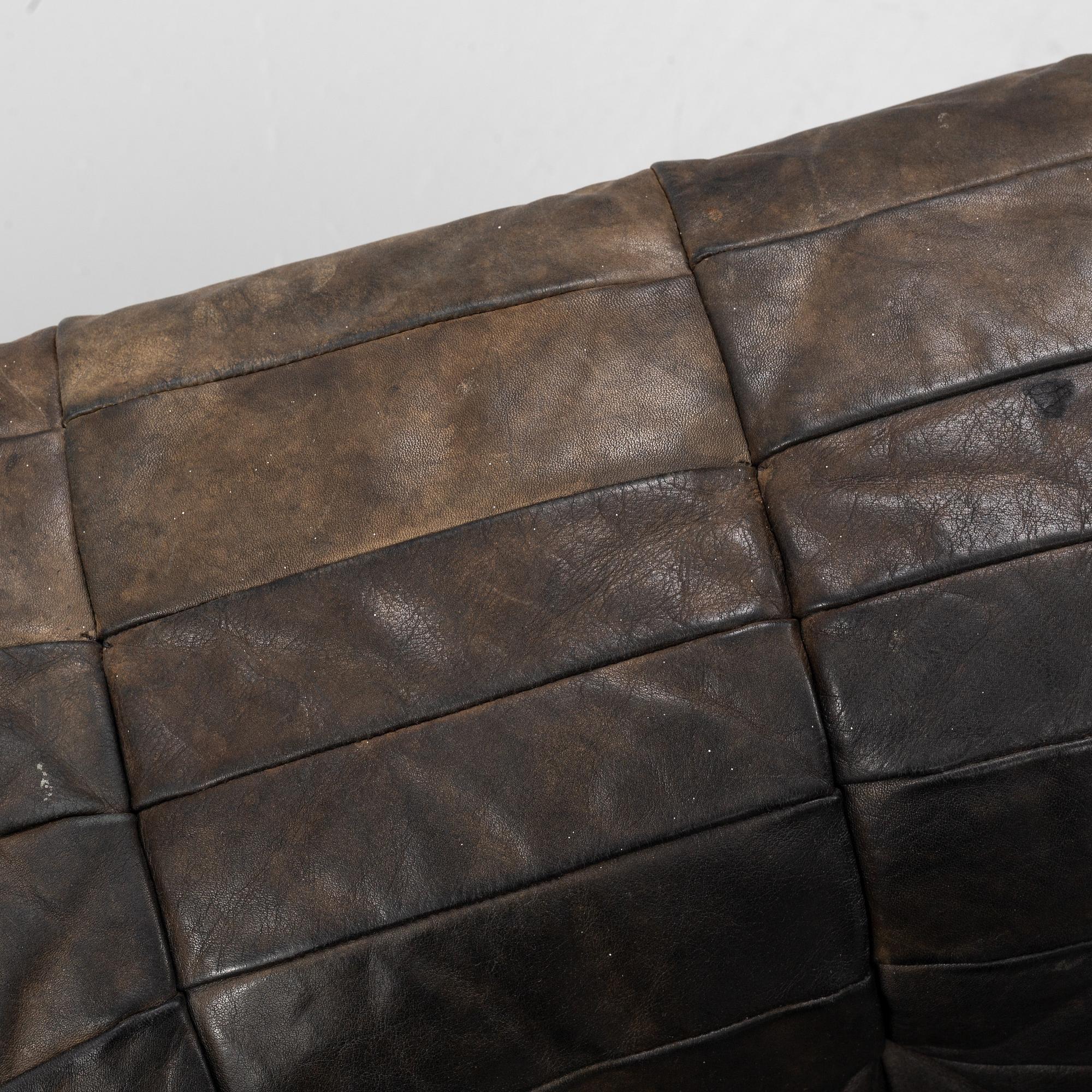A 'DS-11' modular sofa, De Sede, 1970's.