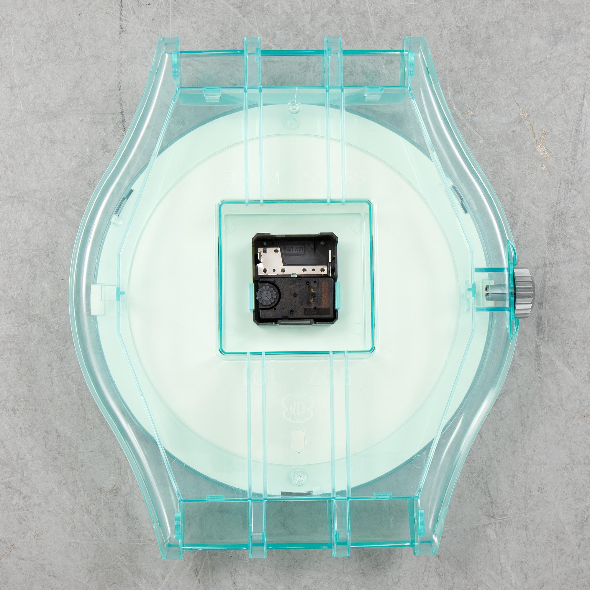 Swatch, Maxi Yugi, wall clock.