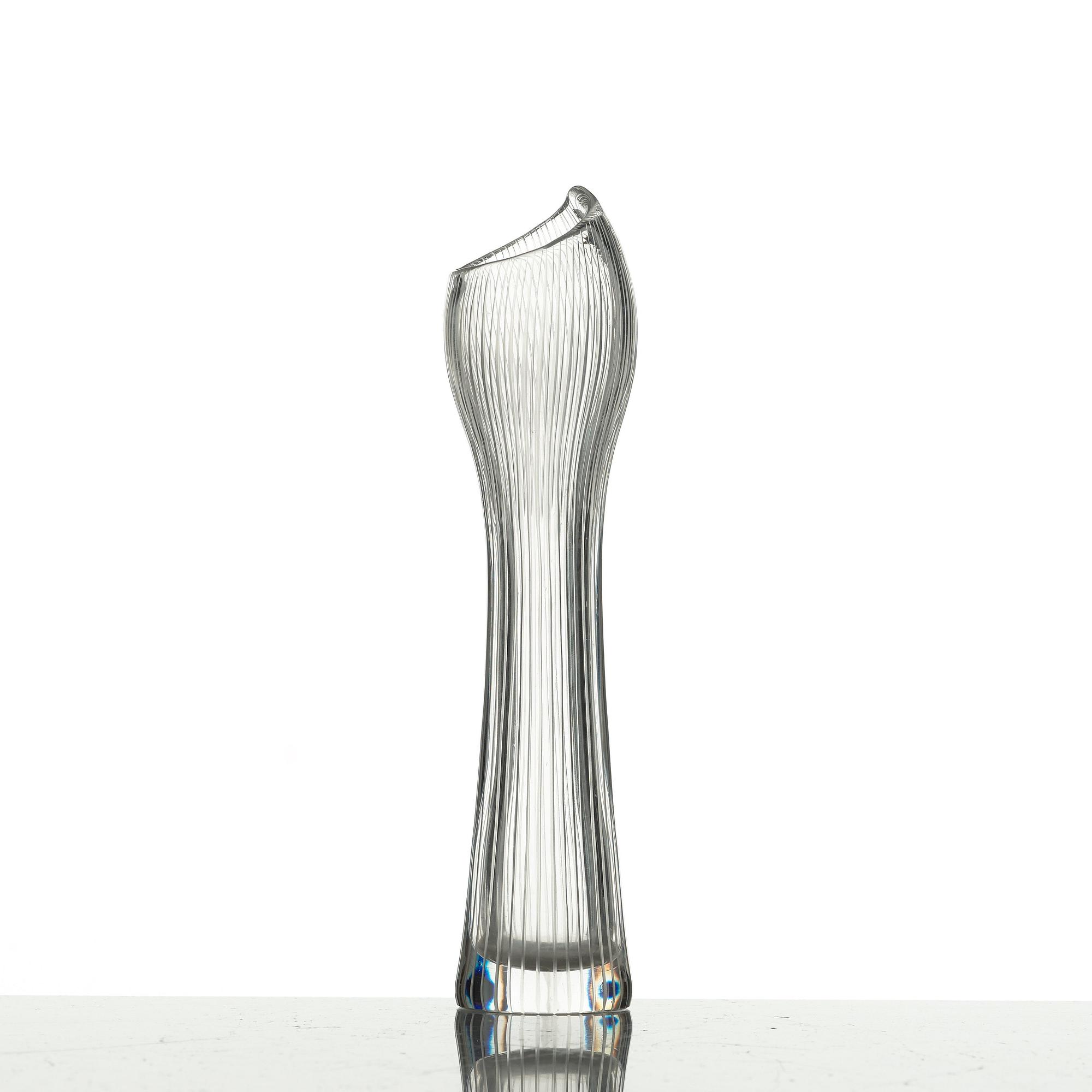 Tapio Wirkkala, TAPIO WIRKKALA, a set of three pieces of art glass, Iittala, Finland 1950's.