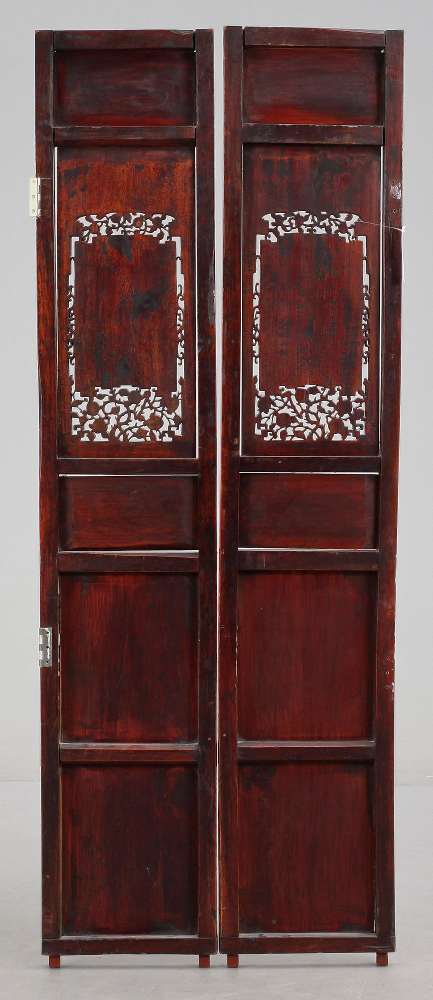 DÖRRAR, ett par, Kina, 1800/1900-tal.