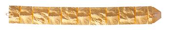 208. Björn Weckström, ARMBAND, 14K guld, "Golden Stream", Lapponia 1968.