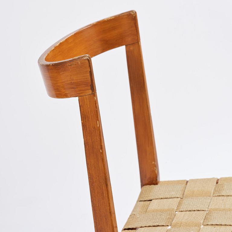 Bruno Mathsson, a pair of "BB" chairs, Firma Karl Mathsson, Värnamo, 1930s.