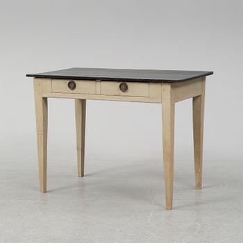 A first half of the 19th Century painted table.