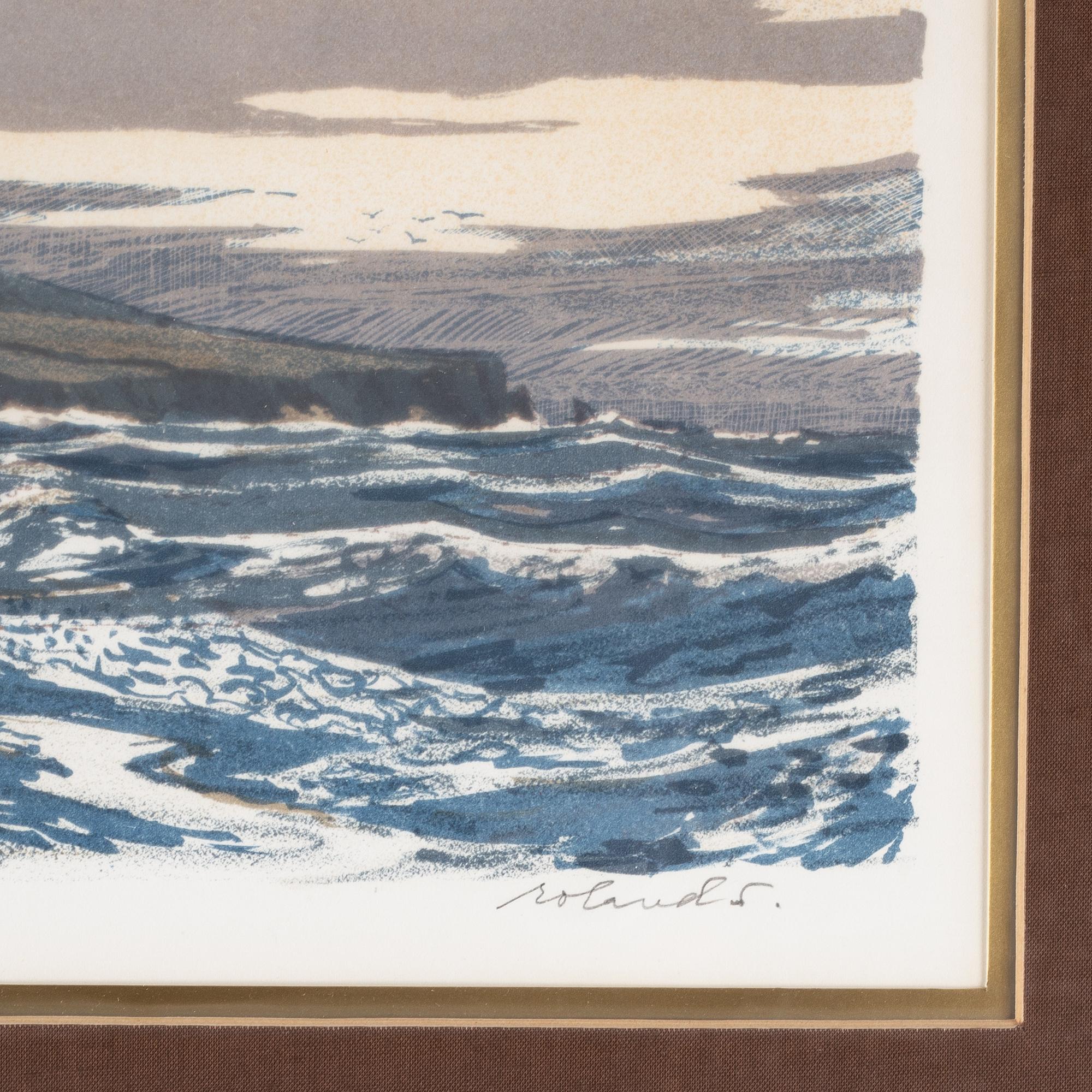 Roland Svensson, lithograph in colours, signed 91/300.