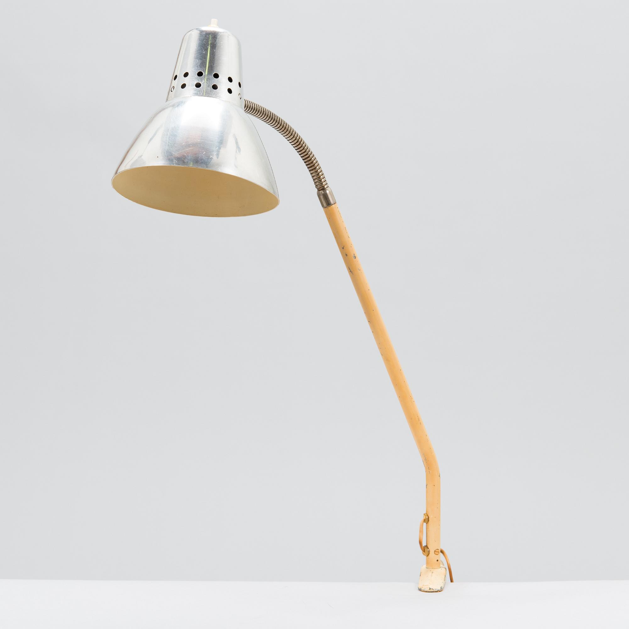 A 1950s Industrial workshop desk lamp.