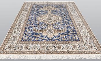 Matta, Nain, part silk, ca 310 x 210 cm.